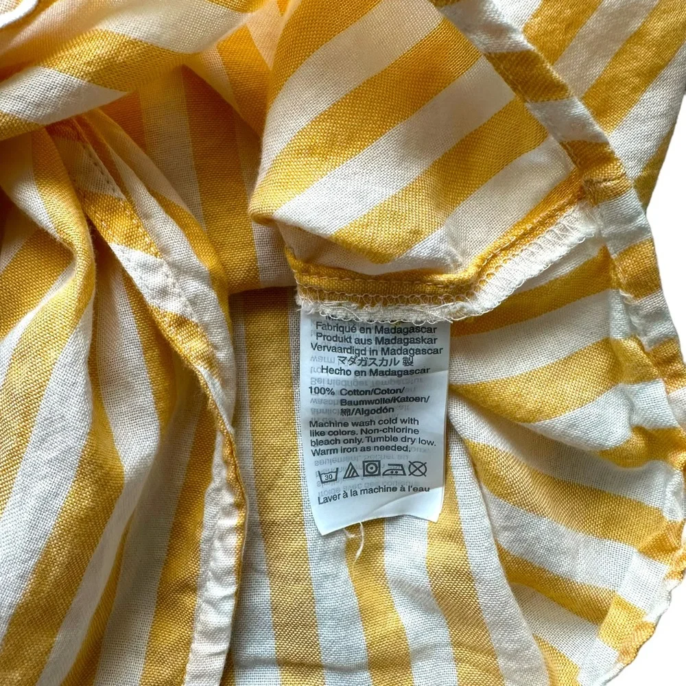 Madewell Shirt Womens Medium Agency Tie Front Top - Picture 5 of 7